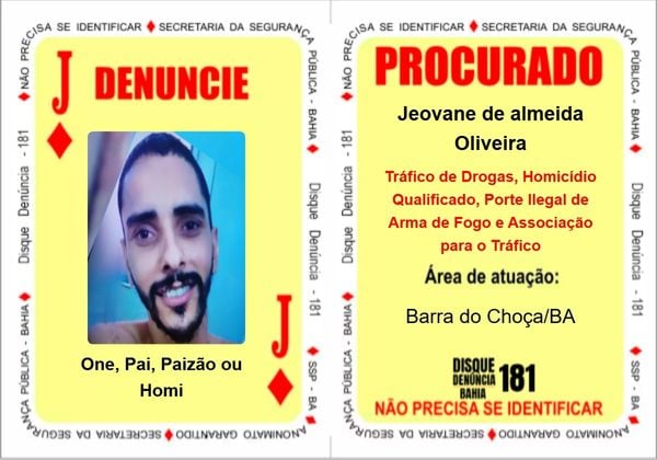  Jeovane de Almeida Oliveira, conhecido como “One”, “Pai”, “Paizão” e “Homi”