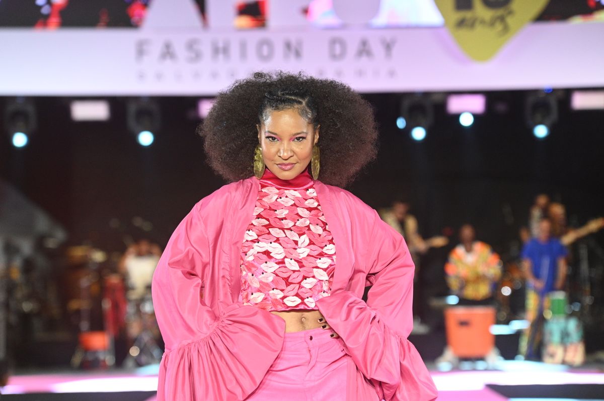 Larissa Luz retorna à passarela do Afro Fashion Day como modelo