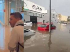 Imagem - Enchentes em Barcelona alagam aeroporto e bloqueiam estradas