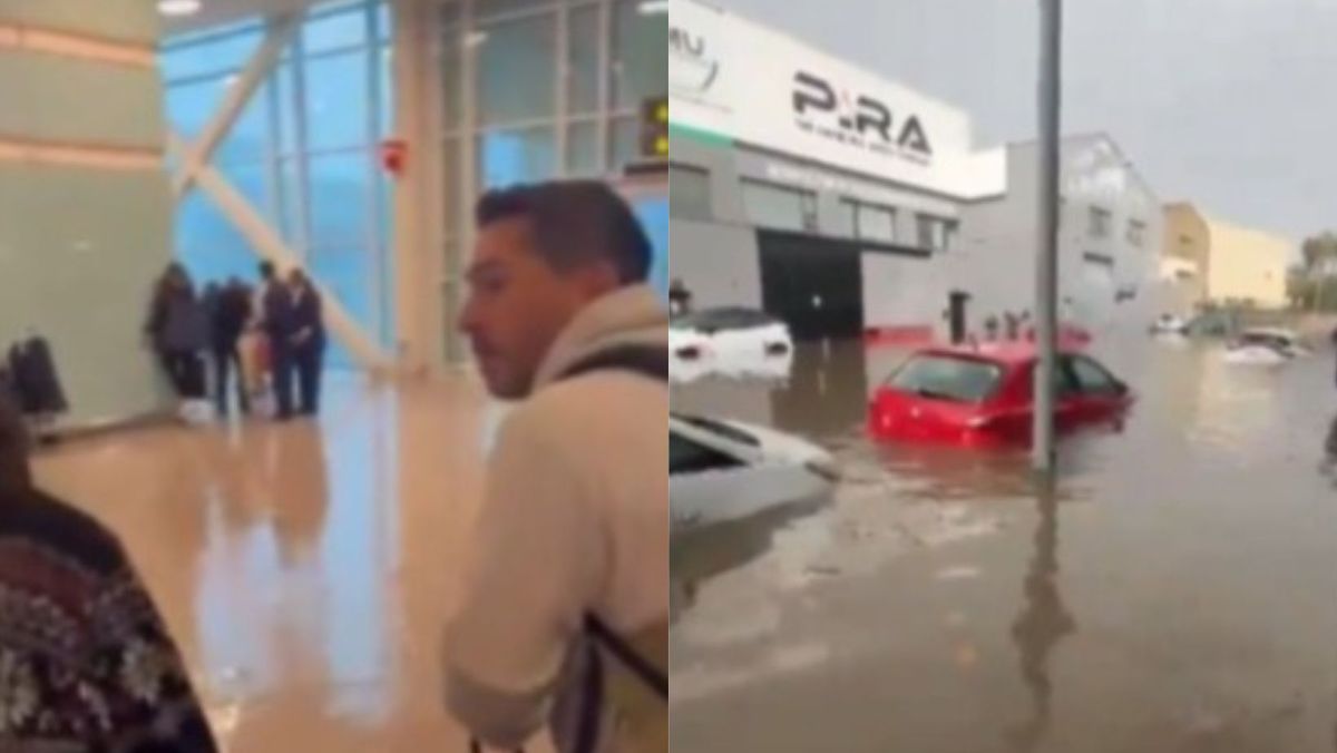 Imagens do aeroporto internacional e da zona industrial de Barcelona