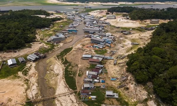 Seca no Amazonas.