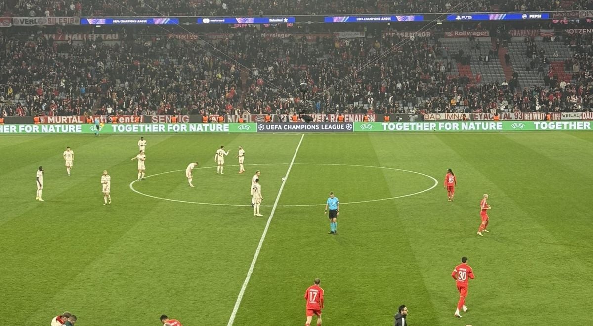 Torcedor passou mal durante a partida entre Bayern e Benfica