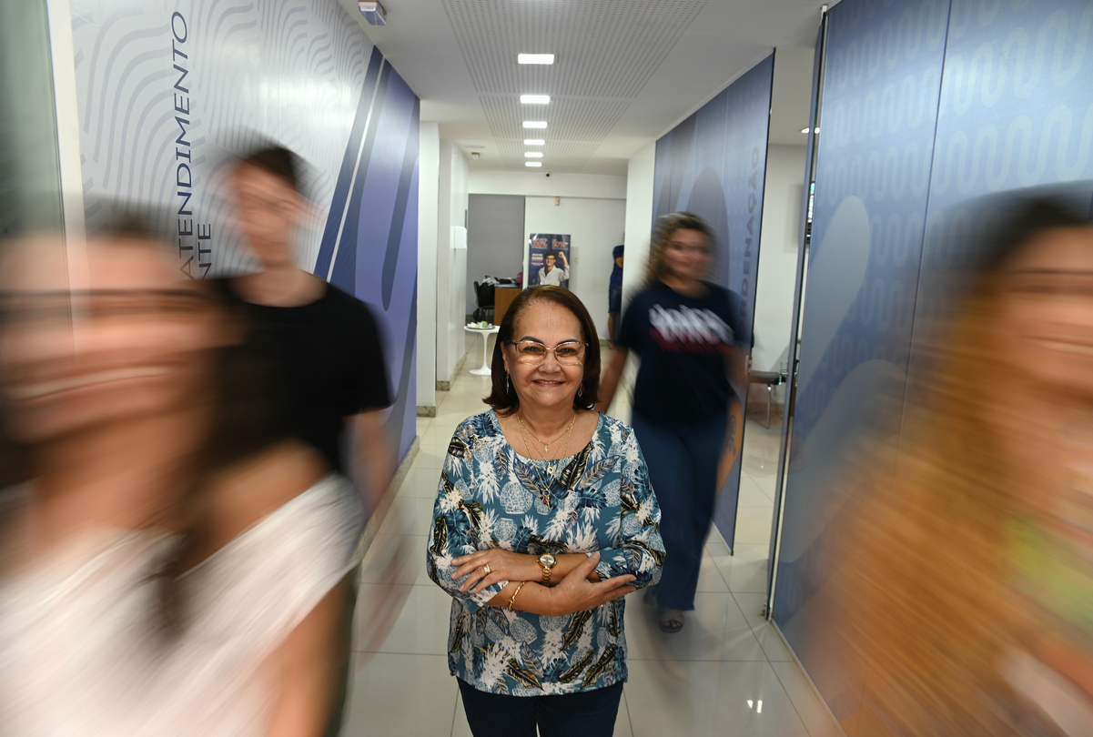 A diretora pedagógica do curso Único, Rozenilda