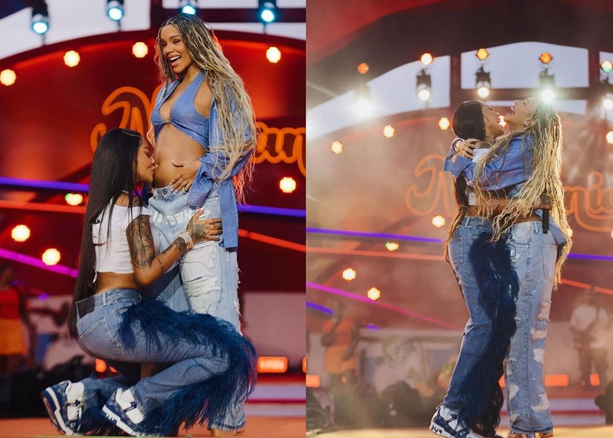 Ludmilla e Brunna preferiram preservar a data de nascimento do bebê