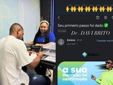 Imagem - Davi Brito mostra inscrição confirmada em curso de Direito e celebra: 'Dr'