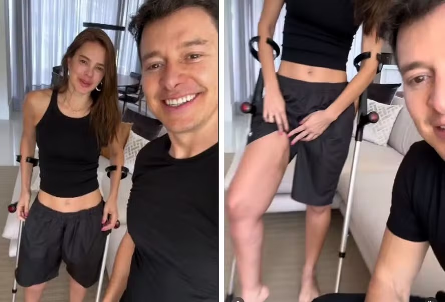 Vera Viel e Rodrigo Faro por Reprodução / Redes Sociais