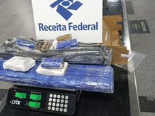 Imagem - Receita apreende quase 10 kg de droga em mala de brasileiro que vinha de Lisboa