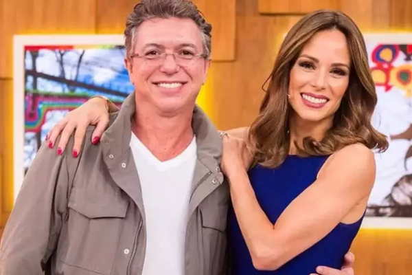 Boninho e Ana Furtado