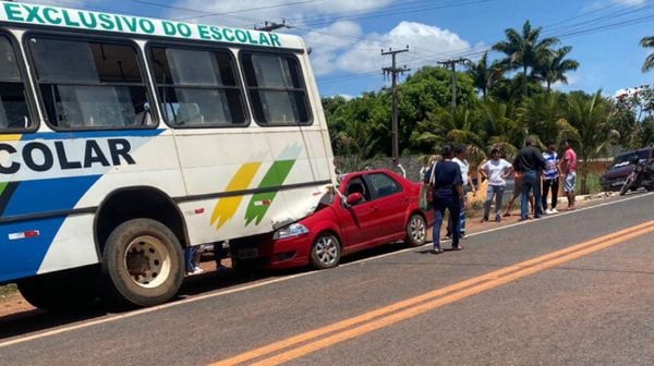 Os ocupantes do veículo, incluindo o bebê, foram enviados a uma unidade de saúde, mas a criança não resistiu aos ferimentos