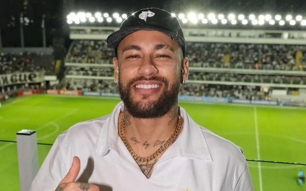 Neymar conquistou uma Libertadores e uma Copa do Brasil com o Peixe