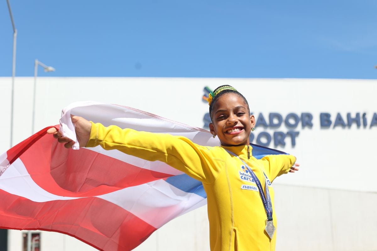 Maria Clara Gomes, campeã do Pan-Americano de Ginástica Aeróbica