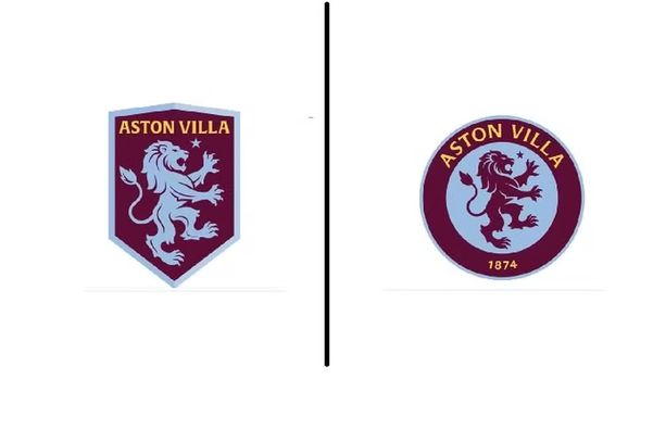 Mudança de escudo do Aston Villa