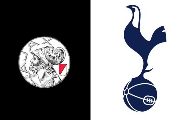 Novos escudos do Ajax e do Tottenham