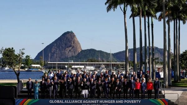 Foto oficial do G20, com oPçao de