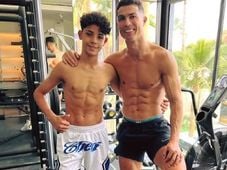 Imagem - Sem pensar em aposentadoria, Cristiano Ronaldo não descarta jogar ao lado do filho