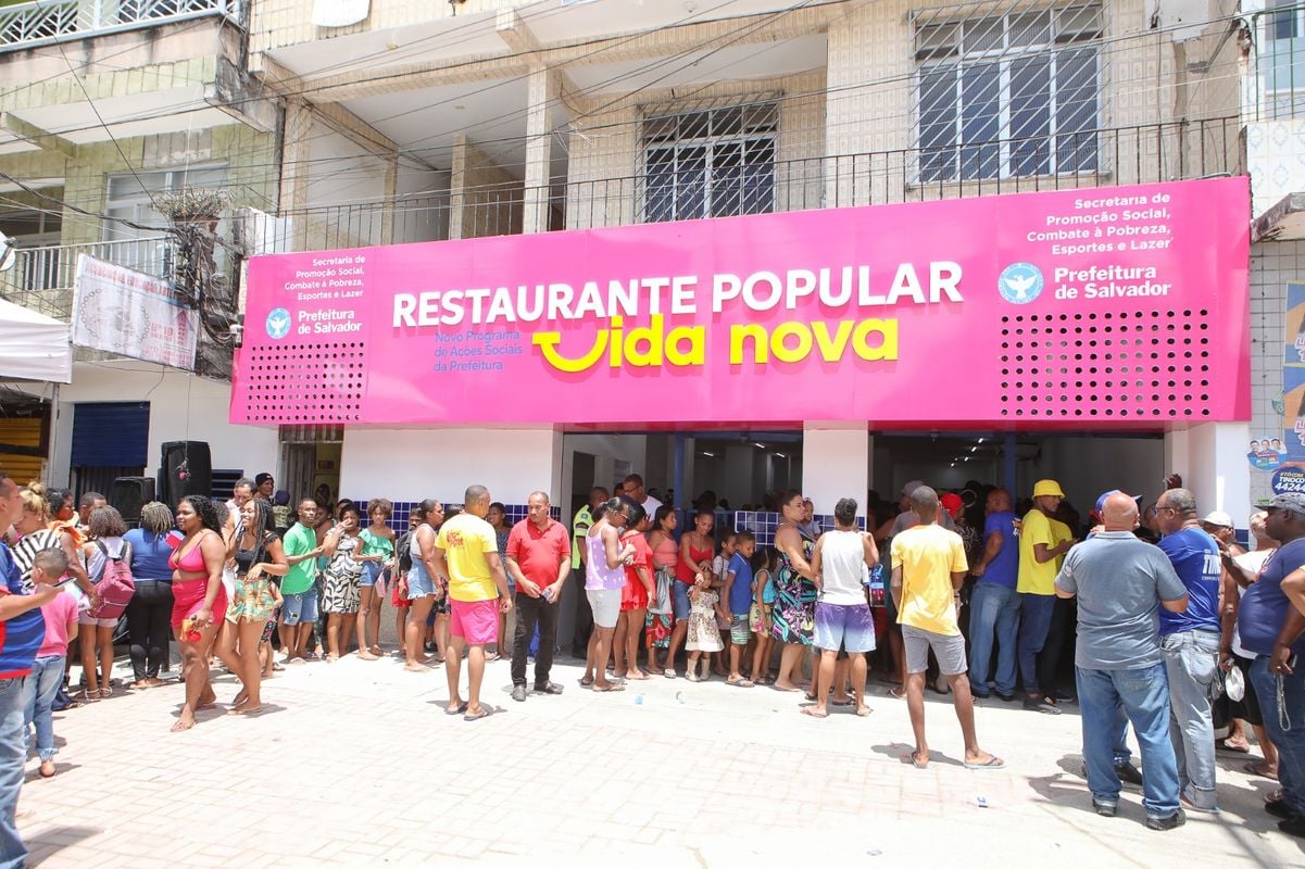 Inauguração do 10° Restaurante Popular Vida Nova