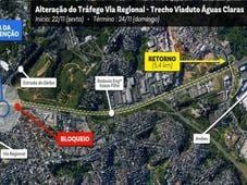 Imagem - Tráfego na Via Regional será alterado neste fim de semana