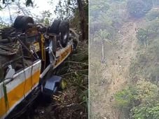 Imagem - Ônibus cai em ribanceira e deixa 17 mortos e quase 30 feridos em União dos Palmares, Alagoas