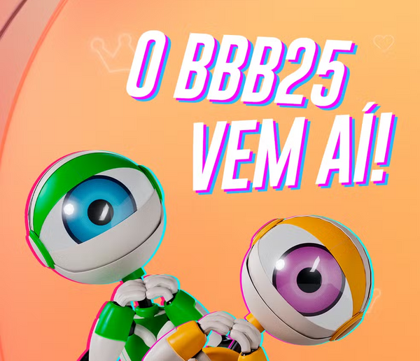 O BBB 25 vai estrear em 25 de janeiro de 2025