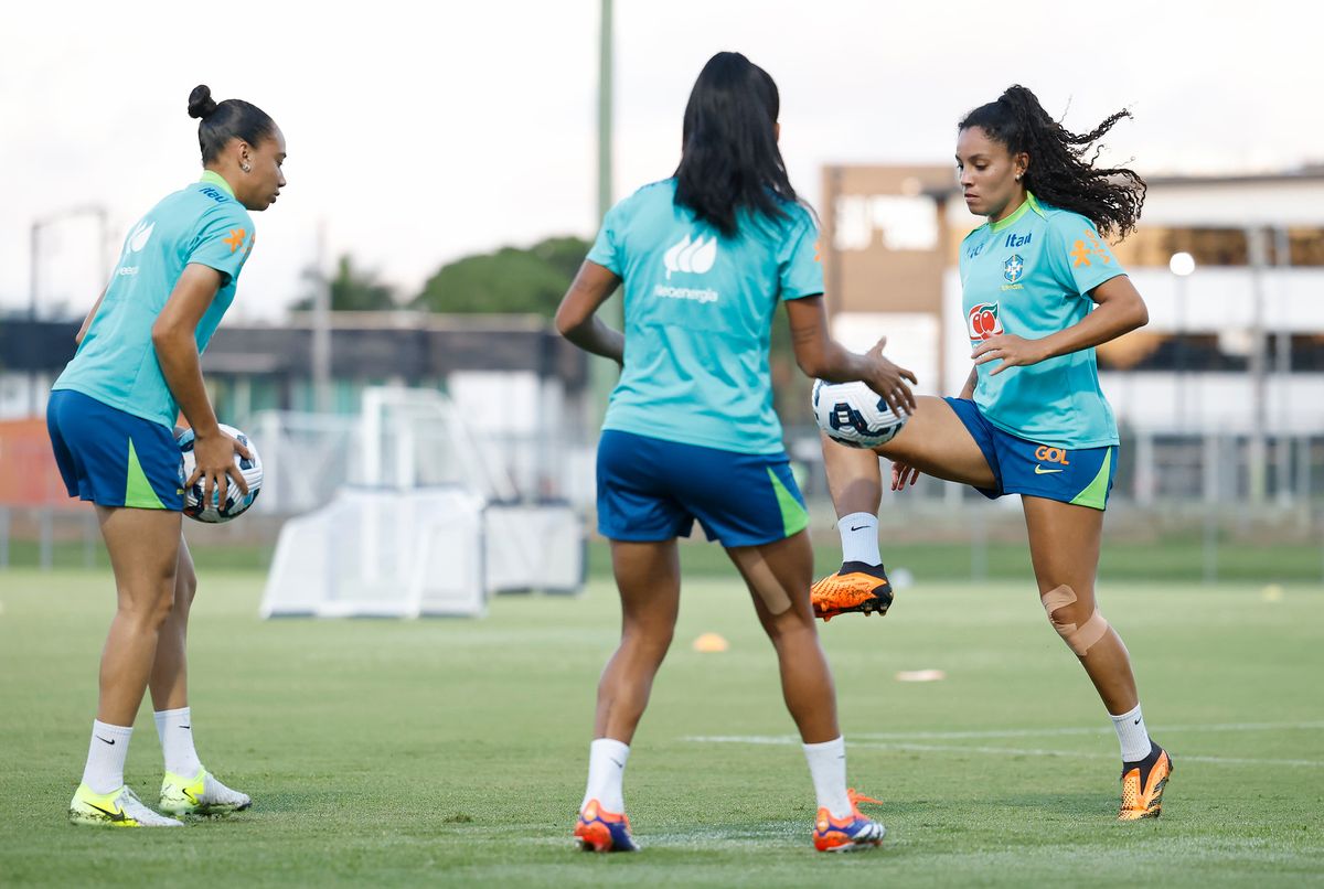 Treino Seleção Feminina na Austrália