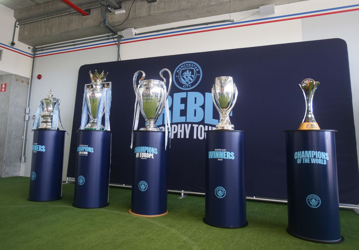 Troféus do Manchester City serão exibidos no Museu do Bahia, na Fonte Nova