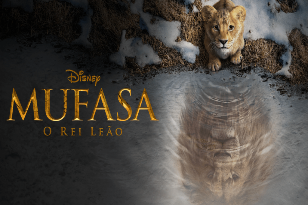 ‘Mufasa: O Rei Leão’ conta a história do jovem Mufasa antes de se tornar rei (Imagem: Reprodução digital | Walt Disney Pictures)