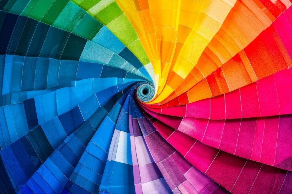 O círculo cromático ajuda na escolha das cores para os ambientes (Imagem: Nicole Piepgras | Shutterstock)