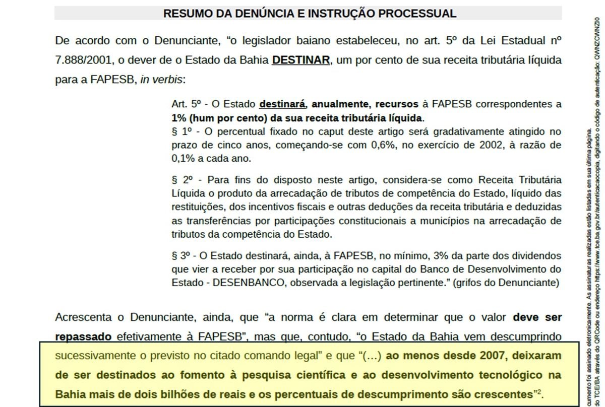 Trecho do voto da conselheira Carolina Matos