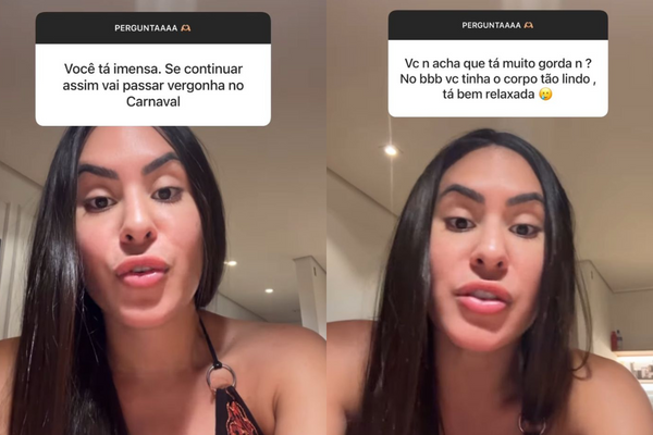 Isabelle responde internautas no seu Instagram