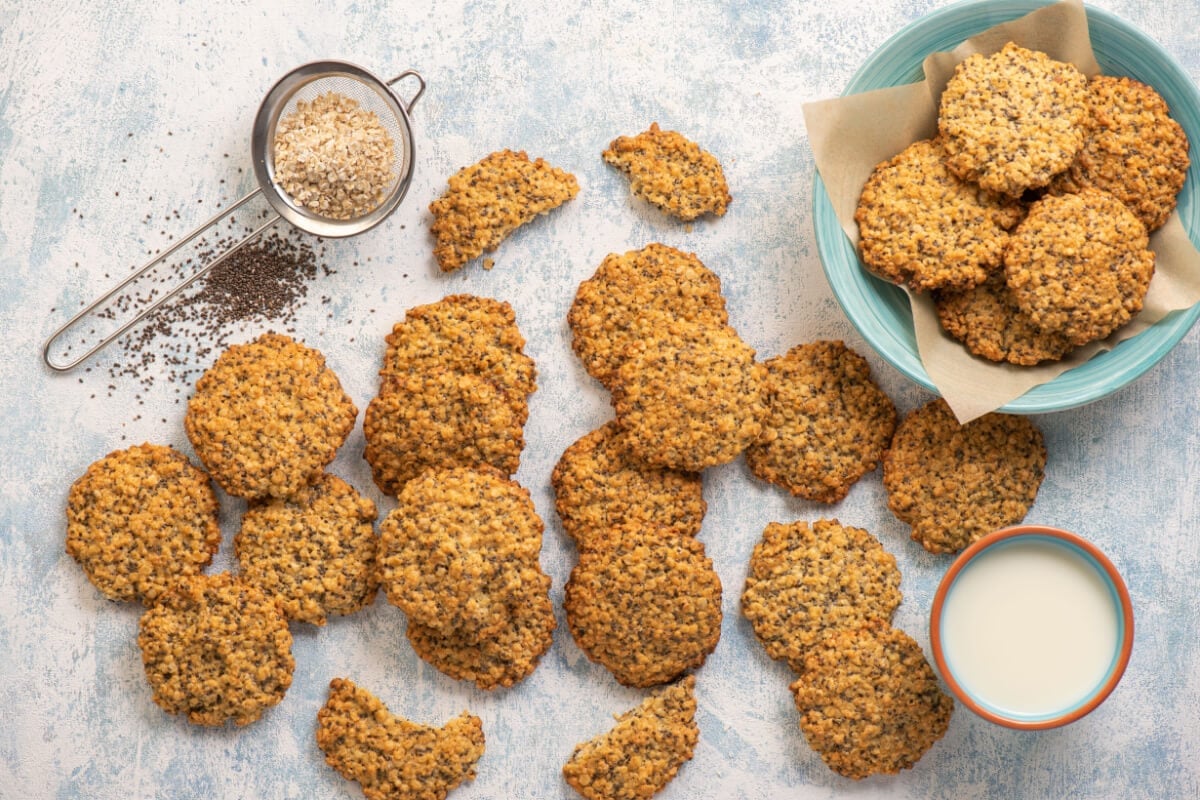 Biscoito de chia (Imagem: Cesarz | Shutterstock)