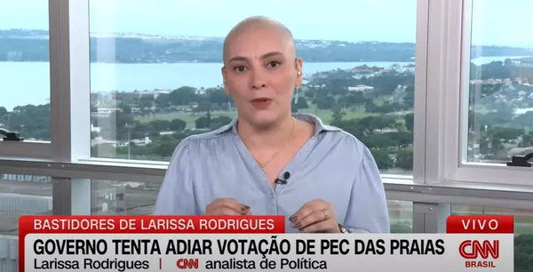 Larissa Rodrigues ao vivo na CNN