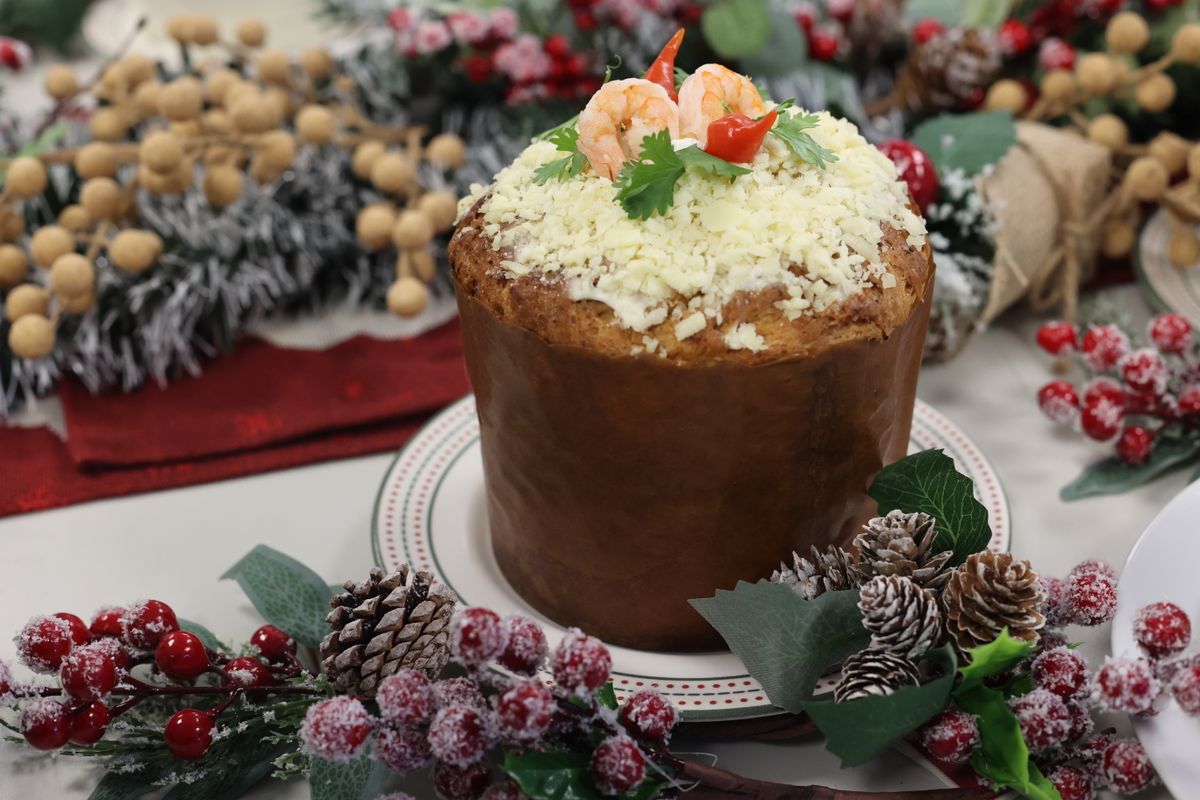 Panetone de Camarão, da Doce Enconto 