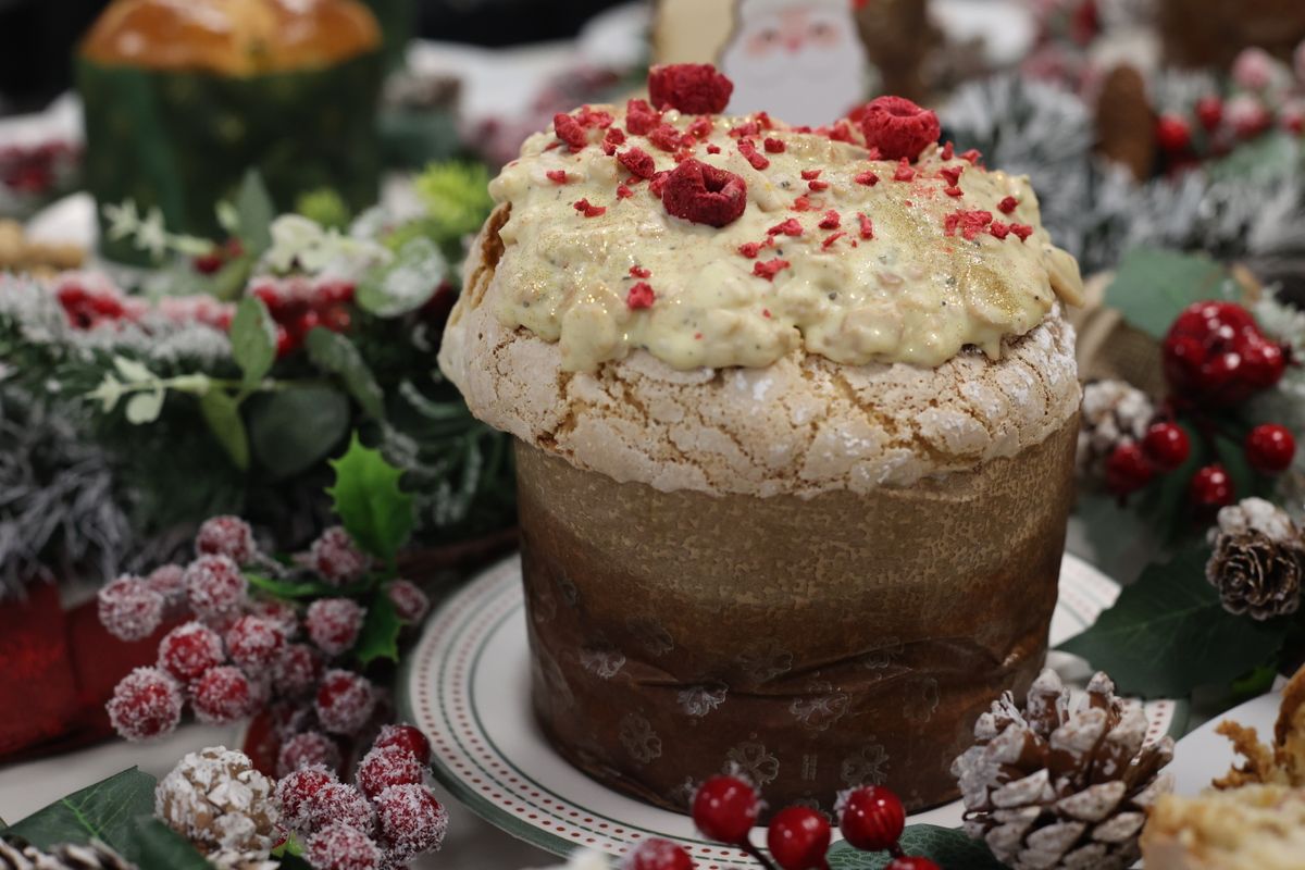 Panetone Maracujá e Framboesa, da Jéssica Azevedo Confeitaria 