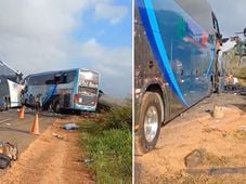 Imagem - Colisão entre ônibus e carreta deixa cinco mortos e 24 feridos na Bahia