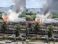 Imagem - Princípio de incêndio atinge Refinaria de Mataripe