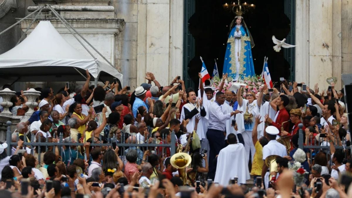 Procissão terá início após a missa das 8 horas