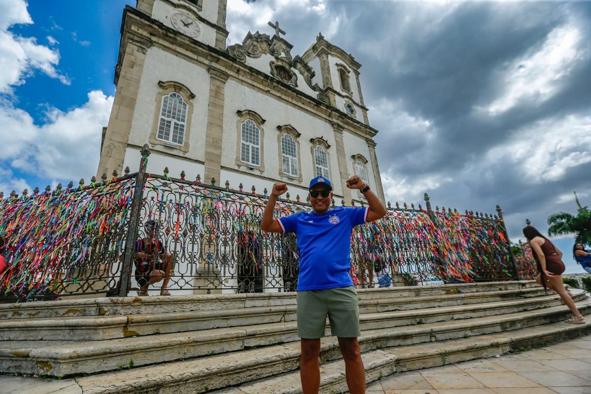 Valdemar Júnior, torcedor do Bahia