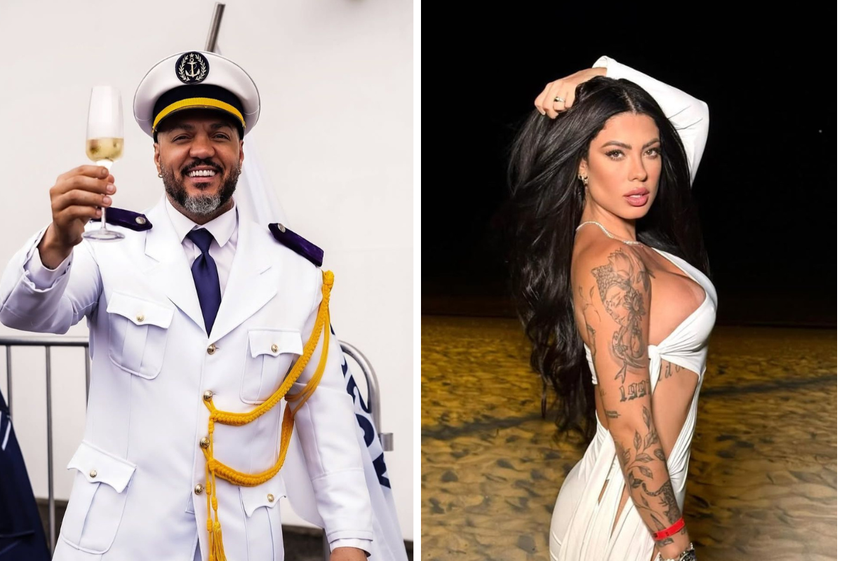 Belo e Rayane estiveram juntos no cruzeiro "Belo em Alto Mar" por Reprodução / Redes Sociais