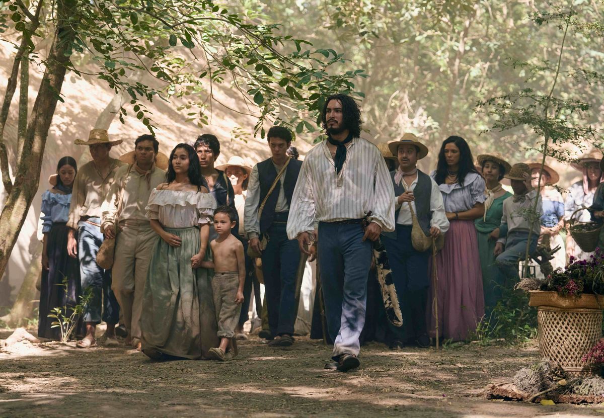 Os Buendía caminham para fundar Macondo