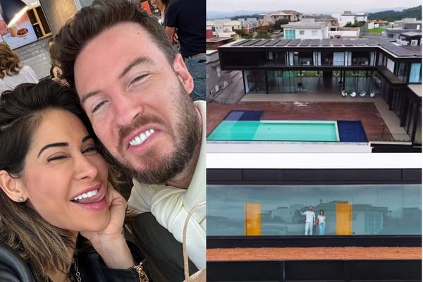 Maíra Cardi e Thiago Nigro mostram detalhes da nova mansão 