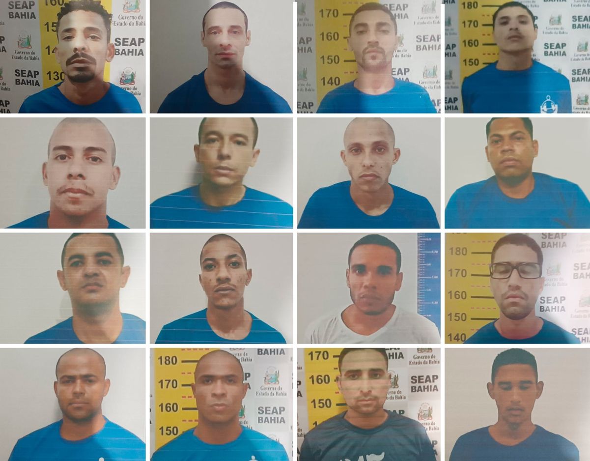 Fugitivos do presídio de Eunápolis 