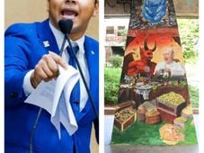 Imagem - Deputado estadual aciona Ministério Público contra pintura na Ufba: 'Intolerância religiosa'