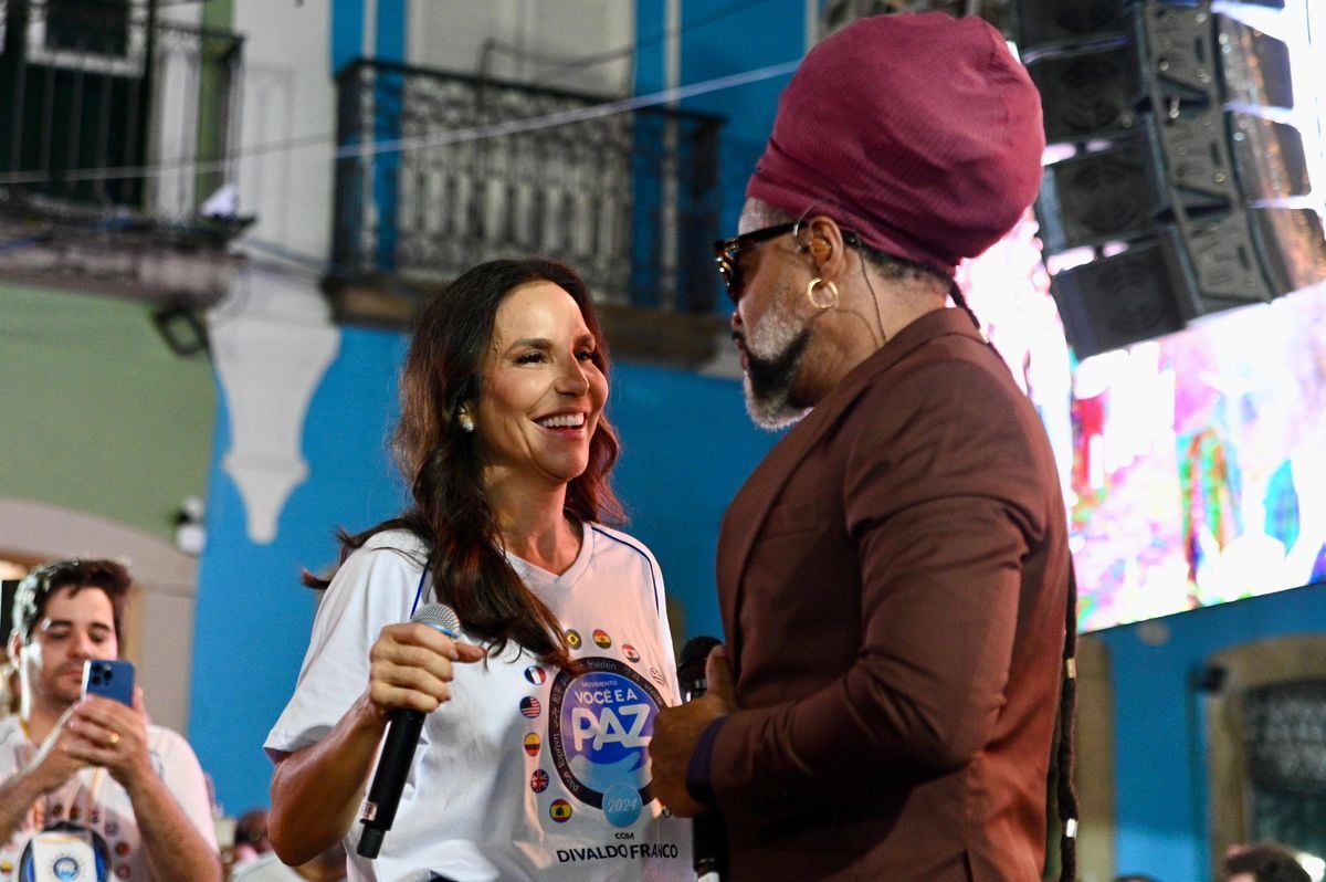 Ivete Sangalo e Carlinhos Brown no Movimento Você e a Paz