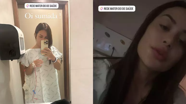 Letícia mostra pós cirúrgico 