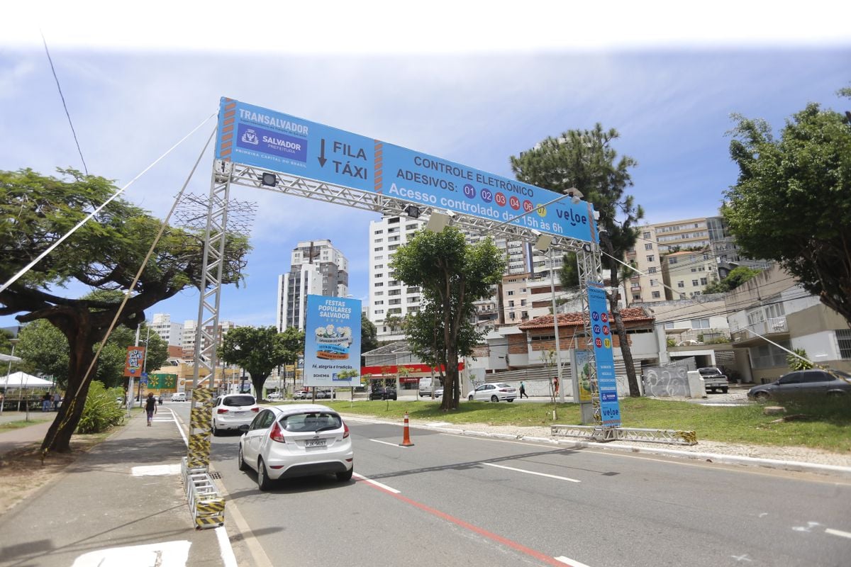 Zona de restrição na Centenário