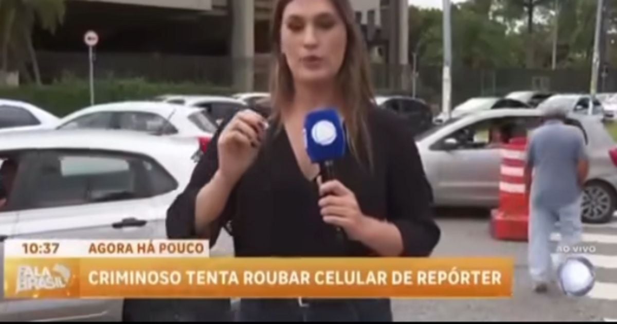 Imagem - Repórter da Record sofre tentativa de assalto durante reportagem; veja vídeo