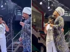 Imagem - Margareth Menezes se emociona durante show com Carlinhos Brown em Salvador; veja vídeo