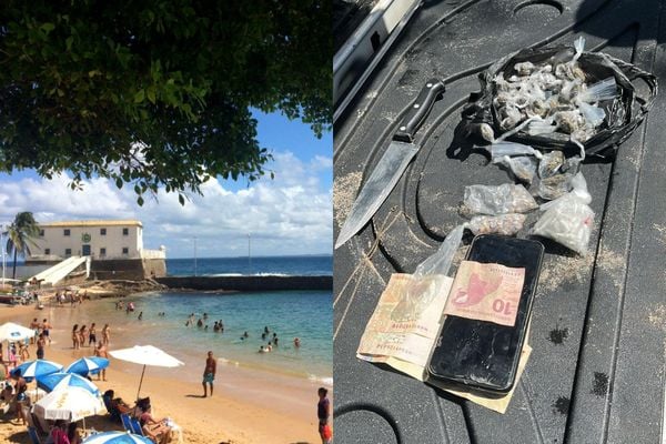 Três suspeitos foram presos na Barra na tarde desta terça-feira (24)