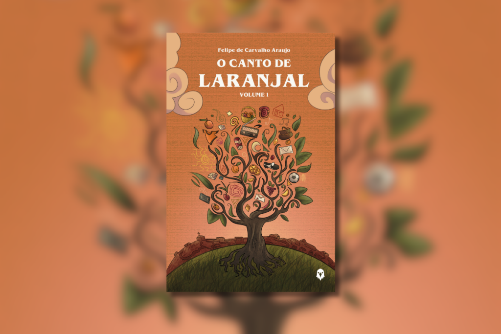 ‘O conto de laranjal’ explora a pureza da juventude e as escolhas que moldam a vida de cada um (Imagem: Reprodução digital | Editora FLYVE)