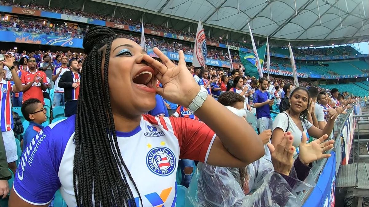 Stéfani Coutinho, líder de torcida feminina do Bahia